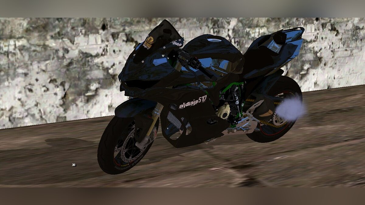 Download Kawasaki Ninja H2R 2015 for GTA San Andreas (iOS, Android)