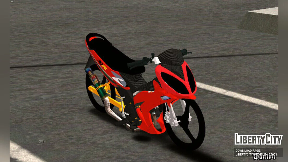 YAMAHA X1R MERAH / GTA San Andreas (iOS, Android)
