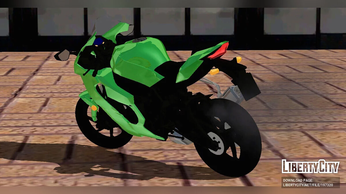Kawasaki Ninja Zx10r 2023 (hanya DFF) / GTA San Andreas (iOS, Android)
