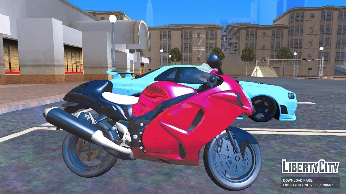 Suzuki GSX1300R Hayabusa (DFF ONLY) / GTA San Andreas (iOS, Android)