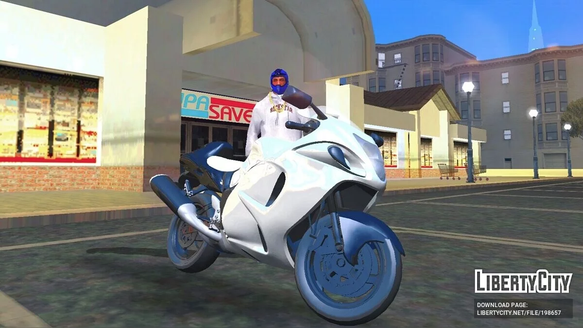 Suzuki GSX1300R Hayabusa (DFF ONLY) / GTA San Andreas (iOS, Android)