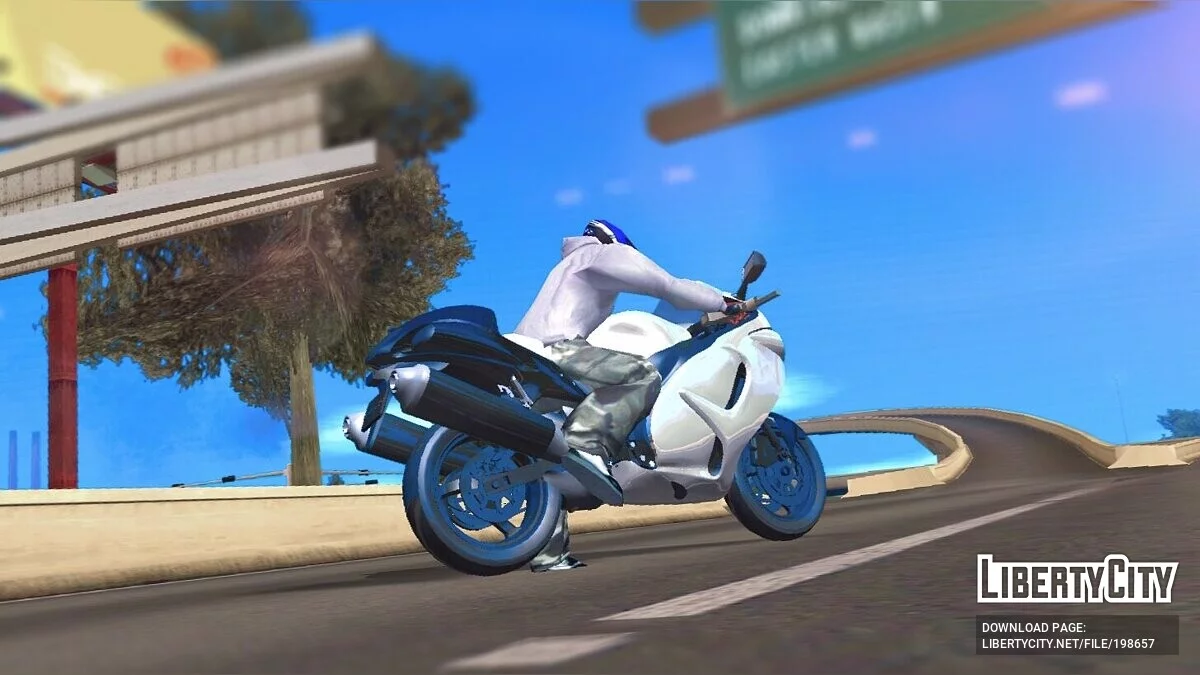 Suzuki GSX1300R Hayabusa (DFF ONLY) / GTA San Andreas (iOS, Android)