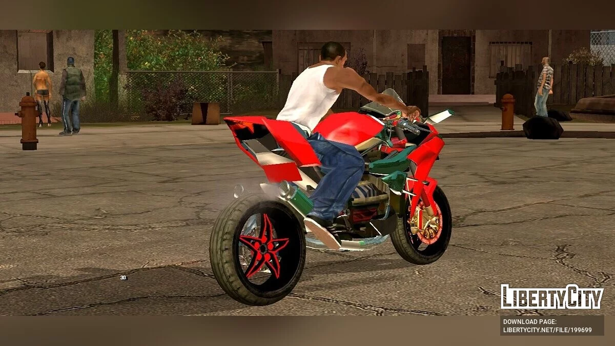 Kawasaki H2R (Only DFF) / GTA San Andreas (iOS, Android)
