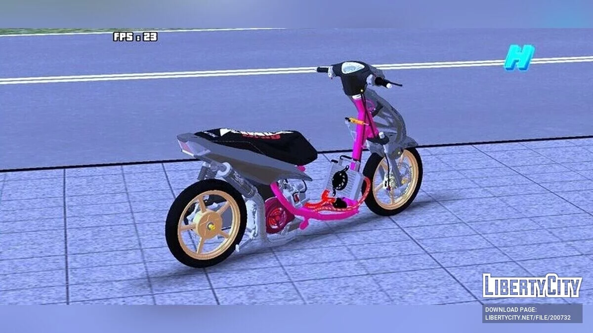 YAMAHA Mio MX Ireng Trondol / GTA San Andreas (iOS, Android)