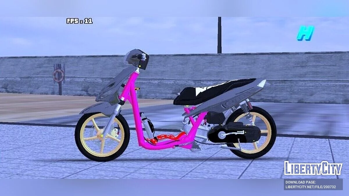 YAMAHA Mio MX Ireng Trondol / GTA San Andreas (iOS, Android)