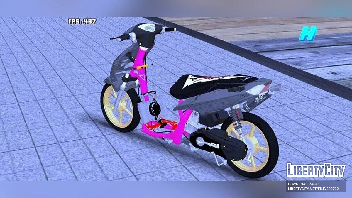 YAMAHA Mio MX Ireng Trondol / GTA San Andreas (iOS, Android)