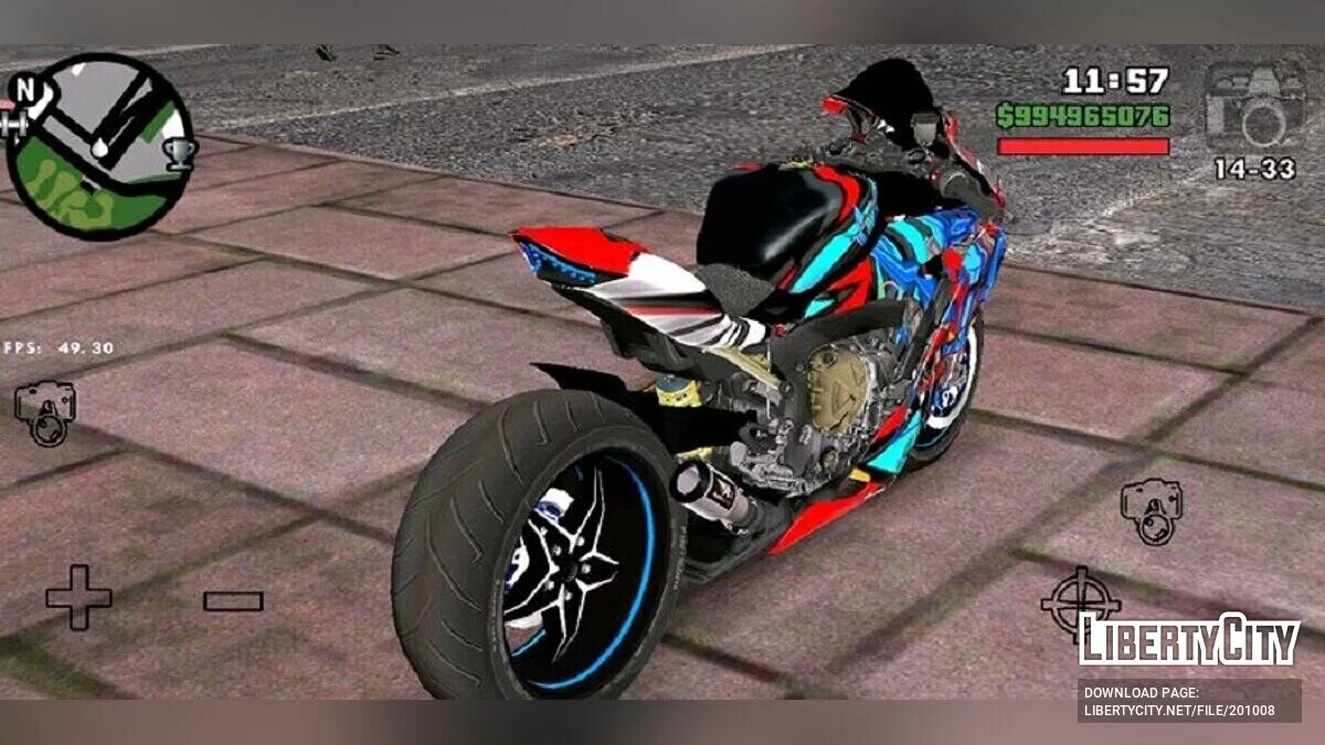Robot Kawasaki Ninja ZX-25R / GTA San Andreas (iOS, Android)
