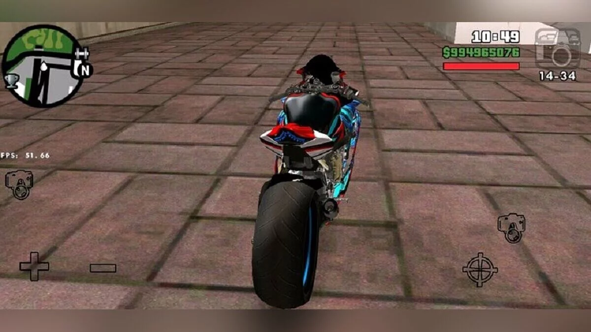 Robot Kawasaki Ninja ZX-25R / GTA San Andreas (iOS, Android)