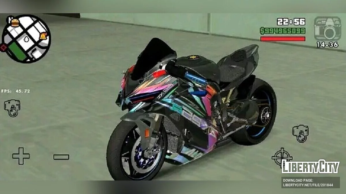 Kawasaki Ninja Zx25r / GTA San Andreas (iOS, Android)