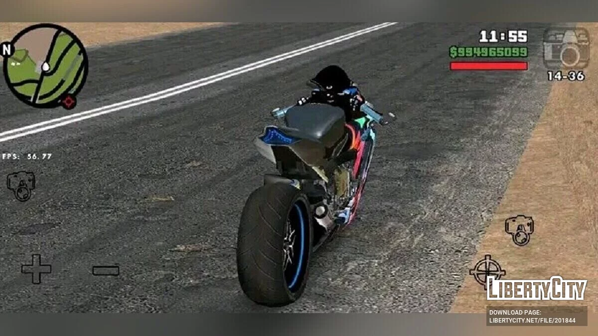 Kawasaki Ninja Zx25r / GTA San Andreas (iOS, Android)