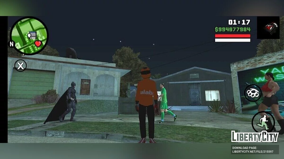 Talabat Mod Skin And Bike / GTA San Andreas (iOS, Android)