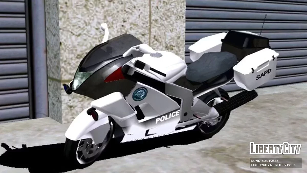 Shitzu Hakuchou Copbike (DFF) / GTA San Andreas (iOS, Android)