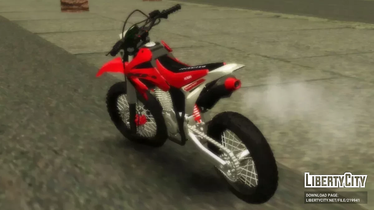 Honda Tornado 250 (DFF) / GTA سان أندرياس (iOS، أندرويد)