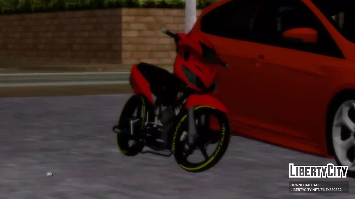 Honda Wave S Enfierrada (sadece DFF) / GTA San Andreas (iOS, Android)