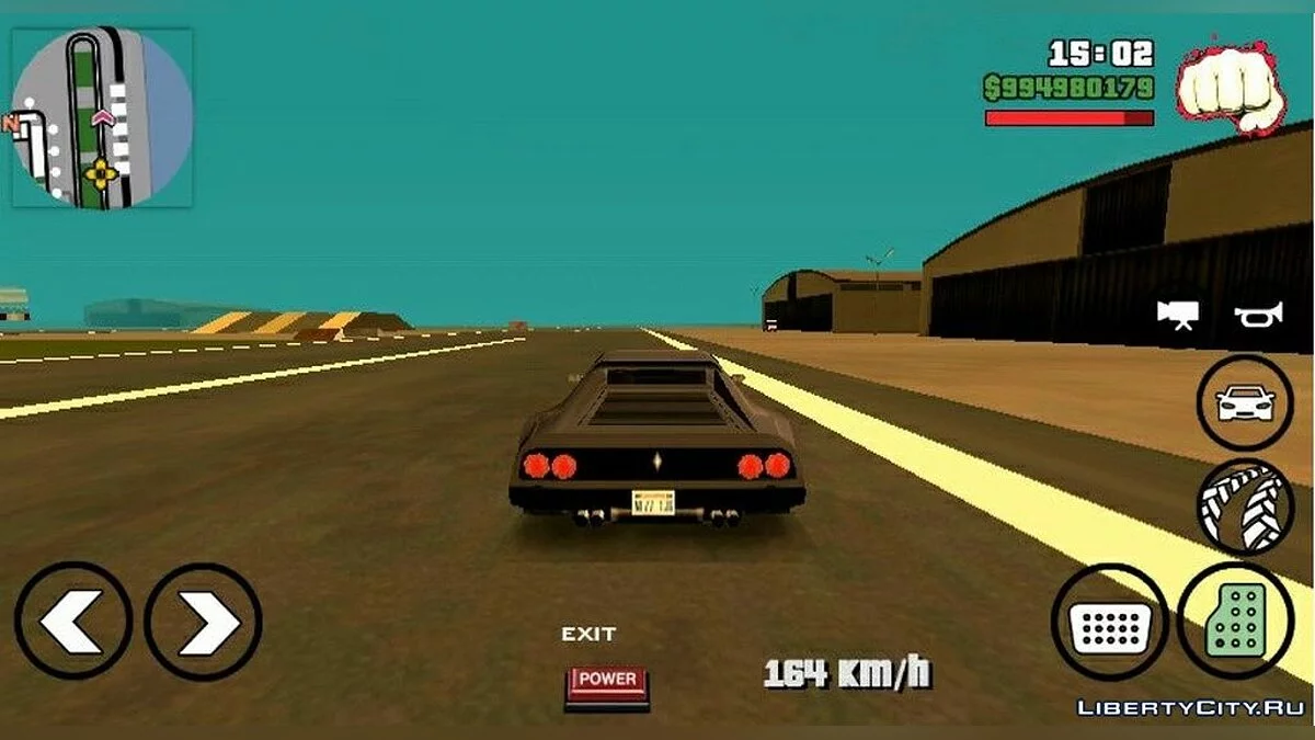 Physique réaliste pour les voitures / GTA San Andreas (iOS, Android)