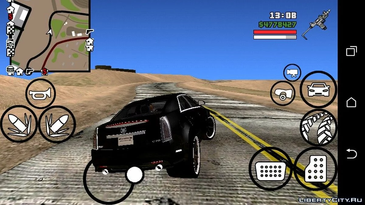 Car Settings Like in GTA 4/GTA 5 / GTA San Andreas (iOS, Android)