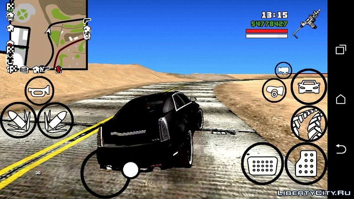 Car Settings Like in GTA 4/GTA 5 / GTA San Andreas (iOS, Android)