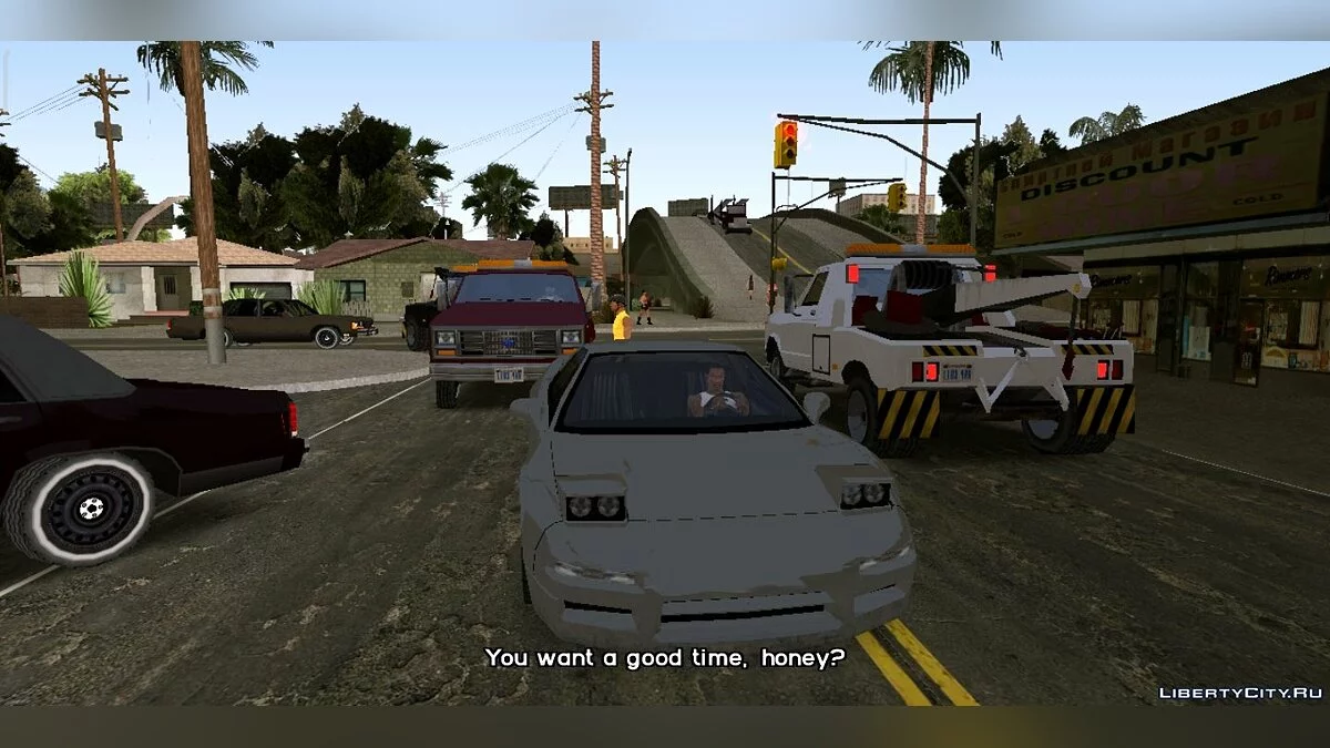 New Road Traffic [NOT CLEO] / GTA San Andreas (iOS, Android)