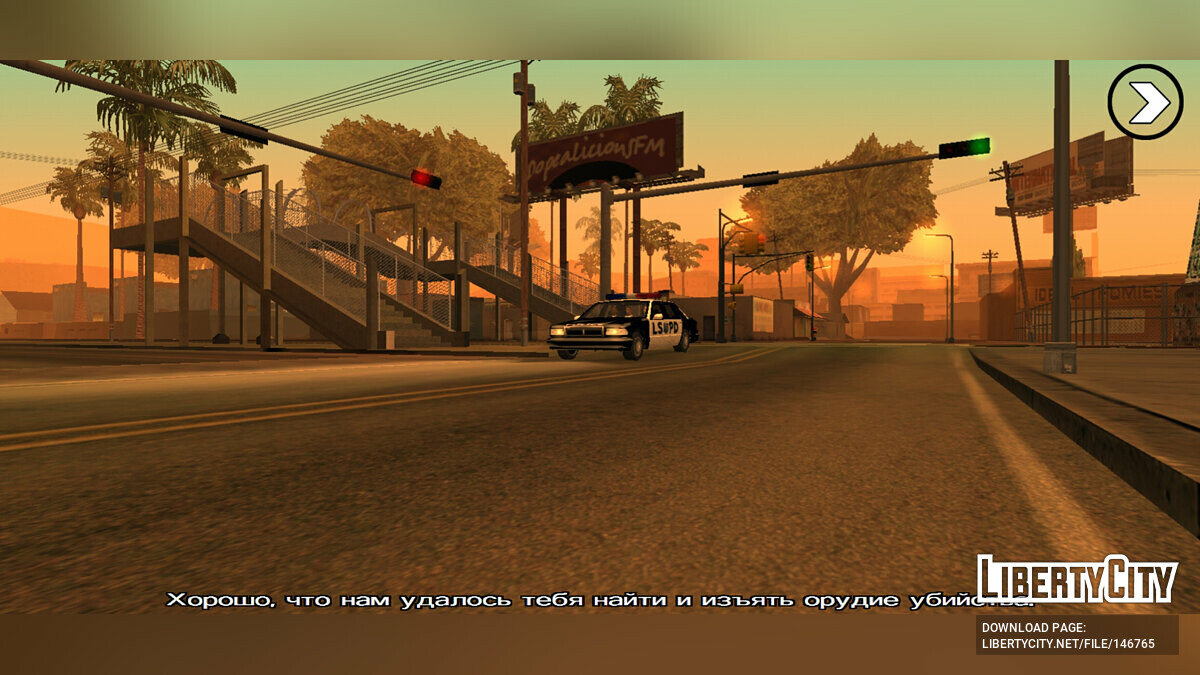 Download PS2 graphics on PC for GTA San Andreas