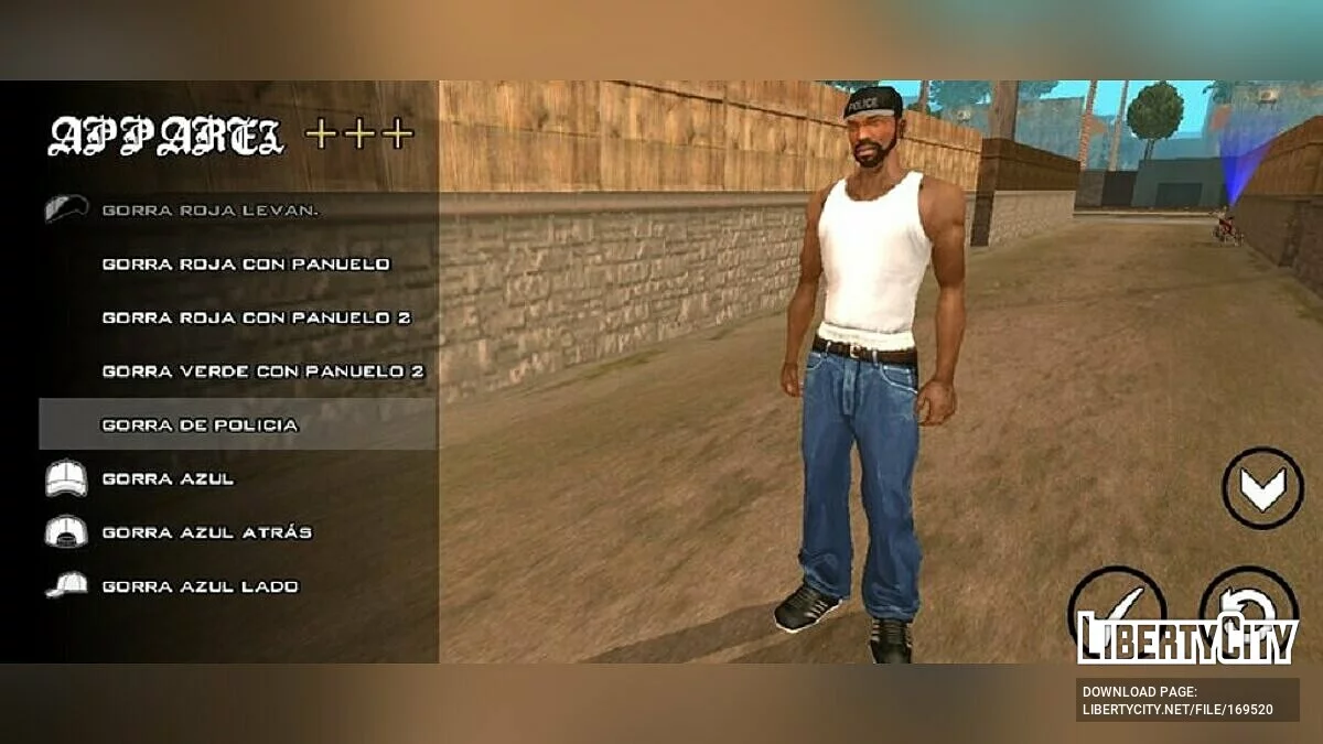 Beta vêtements / GTA San Andreas (iOS, Android)