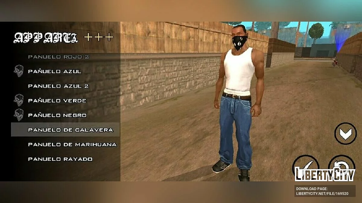 Beta vêtements / GTA San Andreas (iOS, Android)