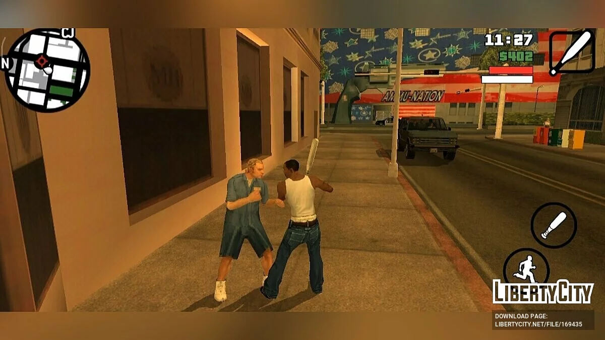 Реалістичні параметри зброї та машин / GTA San Andreas (iOS, Android)