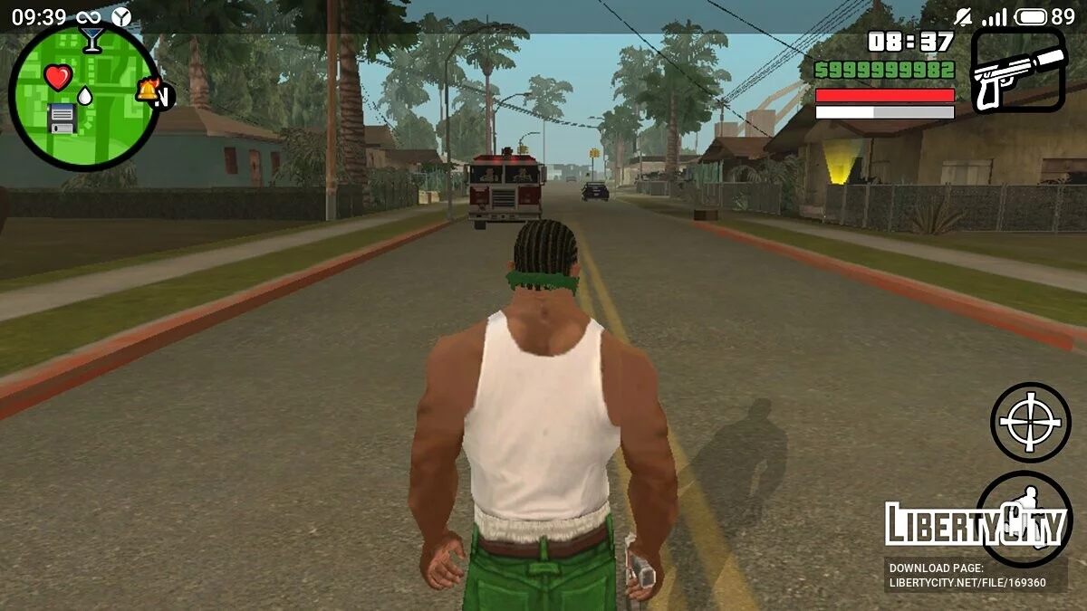 Korrektur des Spawns von Dienstwagen / GTA San Andreas (iOS, Android)