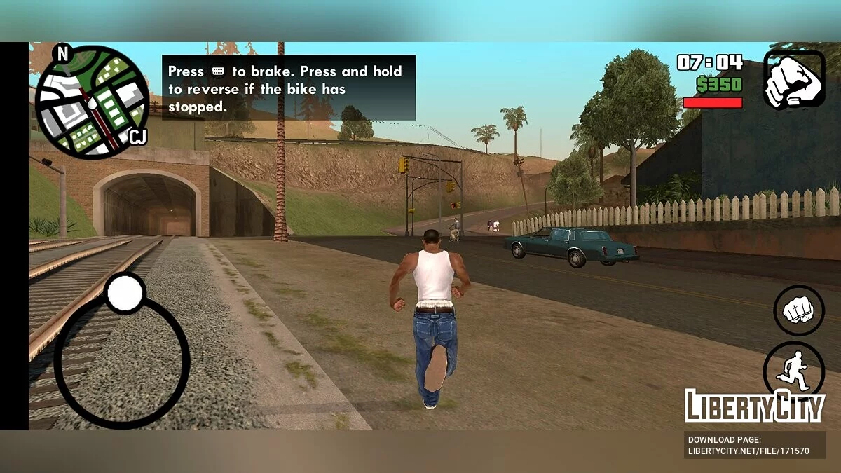 New animations from GTA 4 / GTA San Andreas (iOS, Android)