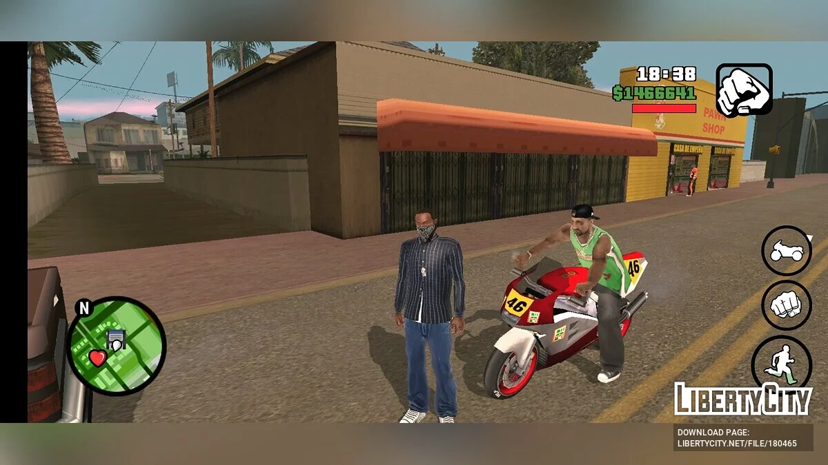 Grove Street Families Riding NRG-500 / GTA San Andreas (iOS, Android)