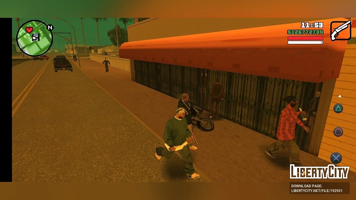 Ballas now your friends / GTA San Andreas (iOS, Android)