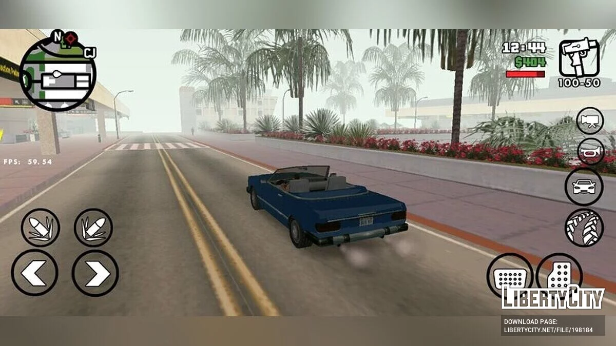 Timecyc 60 FPS / GTA San Andreas (iOS, Android)