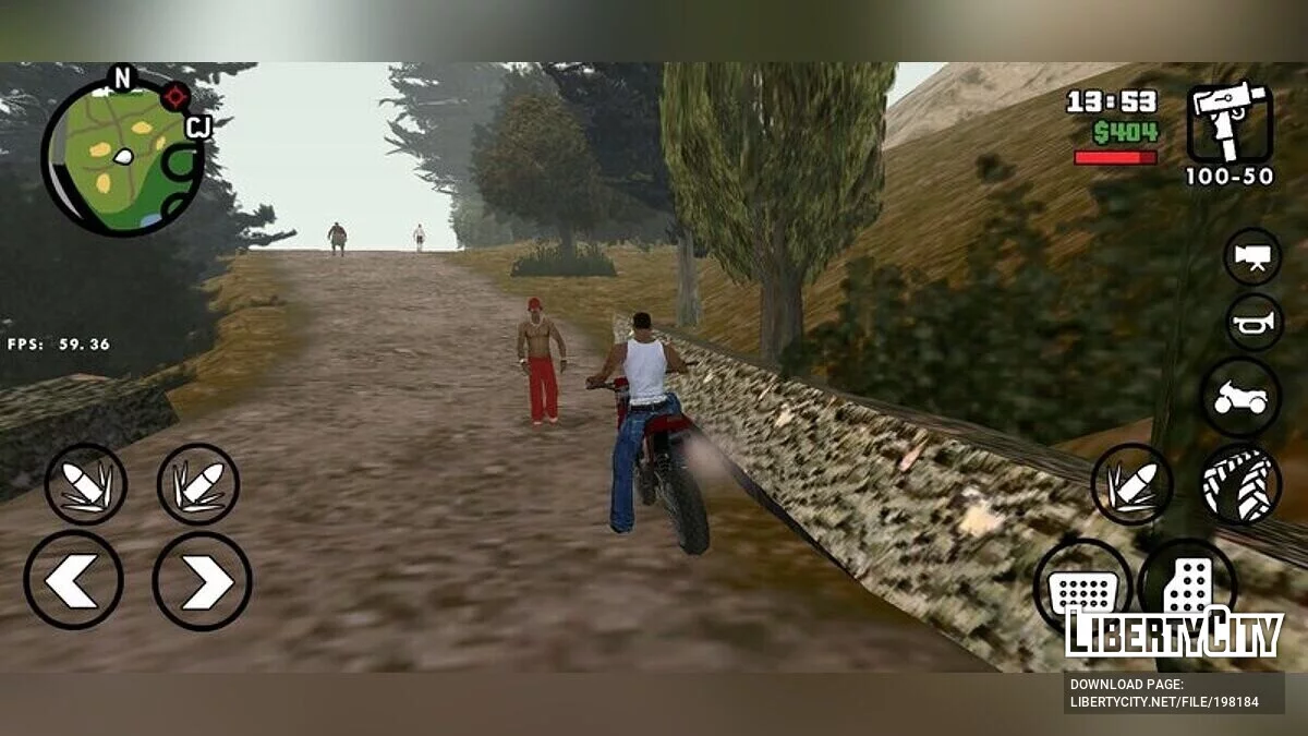 Timecyc 60 FPS / GTA San Andreas (iOS, Android)