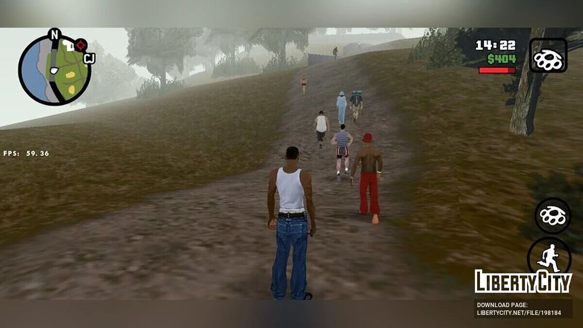 Timecyc 60 FPS / GTA San Andreas (iOS, Android)