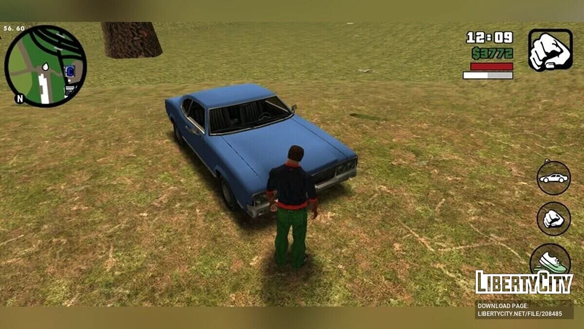 Гангстерські кольори для транспорту / GTA San Andreas (iOS, Android)
