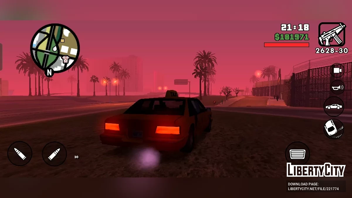 GTA SA: definitive edition Classic Lighting Timecyc v2 / GTA San Andreas (iOS, Android)