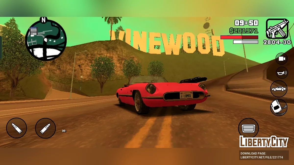 GTA SA: definitive edition Classic Lighting Timecyc v2 / GTA San Andreas (iOS, Android)