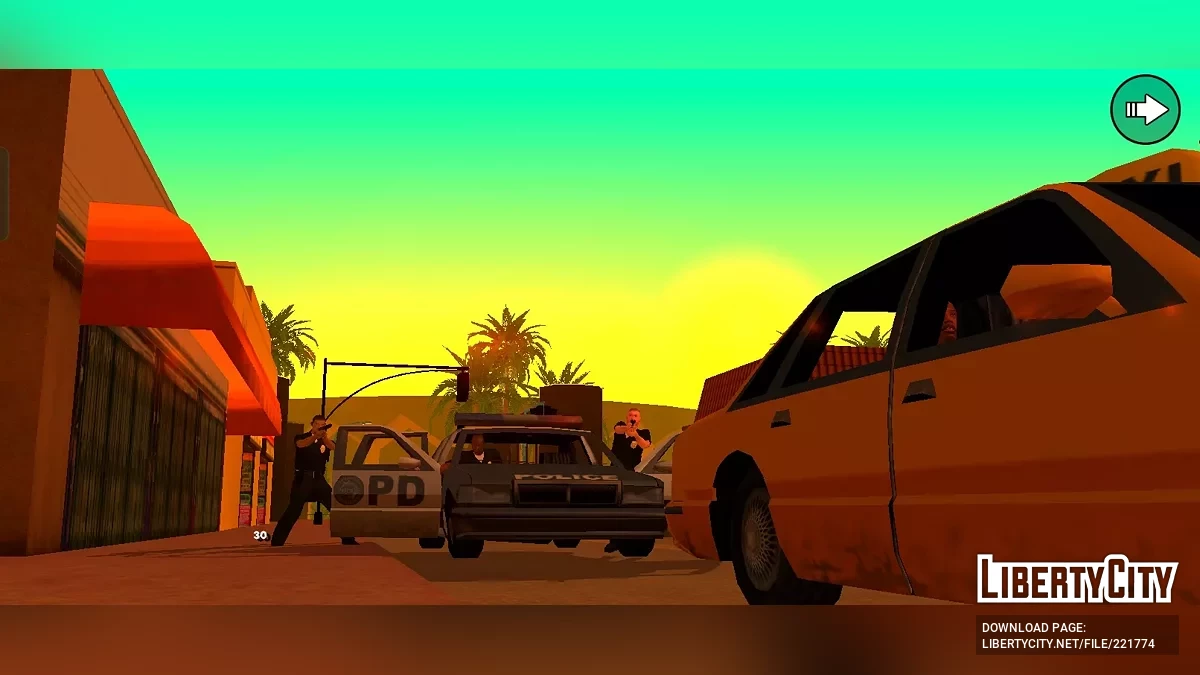 GTA SA: definitive edition Classic Lighting Timecyc v2 / GTA San Andreas (iOS, Android)