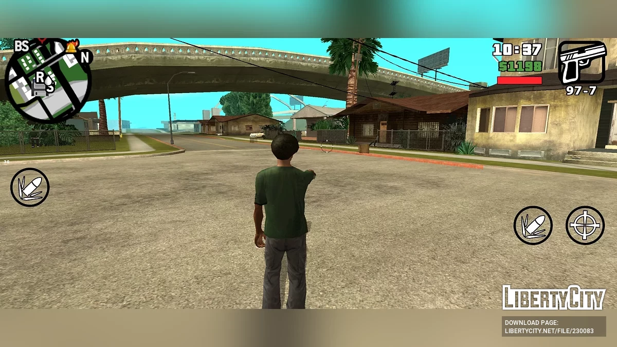 Фікс прицілу для мобільних / GTA San Andreas (iOS, Android)