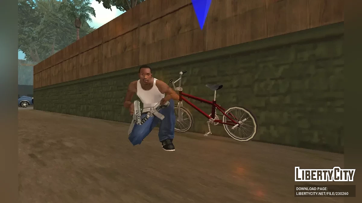 أسلحة SMGs بقدرات متقدمة / GTA سان أندرياس (iOS، أندرويد)