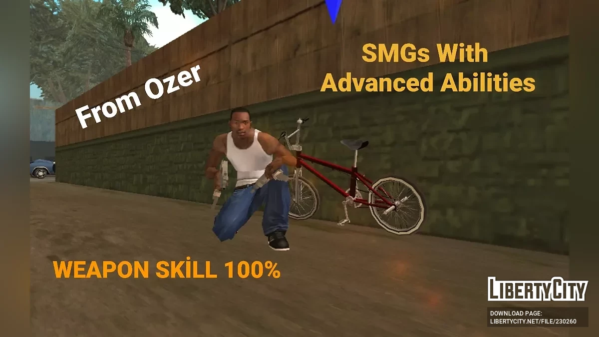 أسلحة SMGs بقدرات متقدمة / GTA سان أندرياس (iOS، أندرويد)