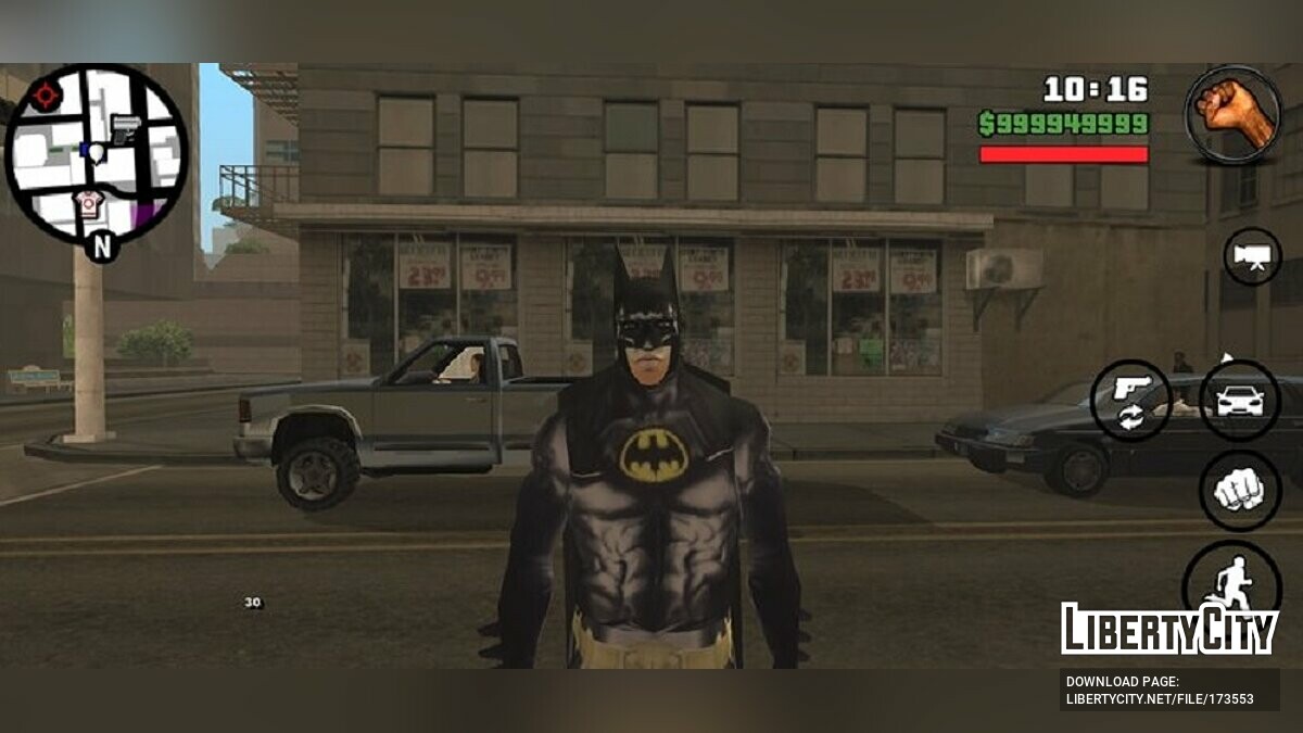 Download Batman for GTA San Andreas (iOS, Android)