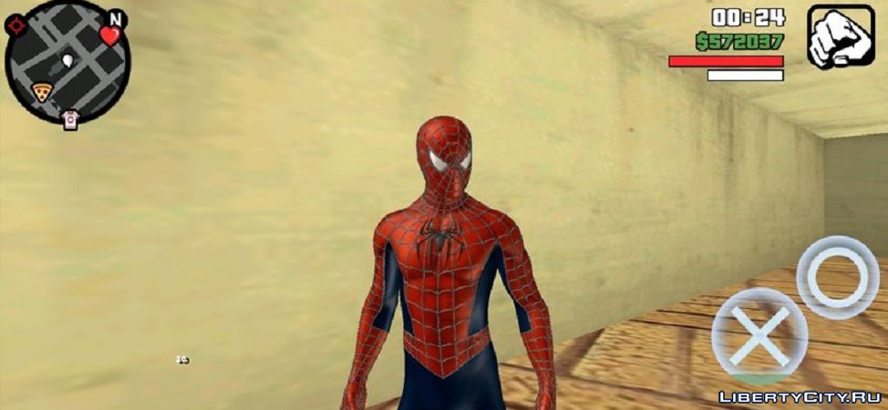 Download Spiderman for GTA San Andreas (iOS, Android)