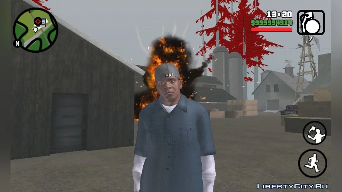 Franklin Model from GTA V (Player.img/Android) / GTA San Andreas (iOS, Android)