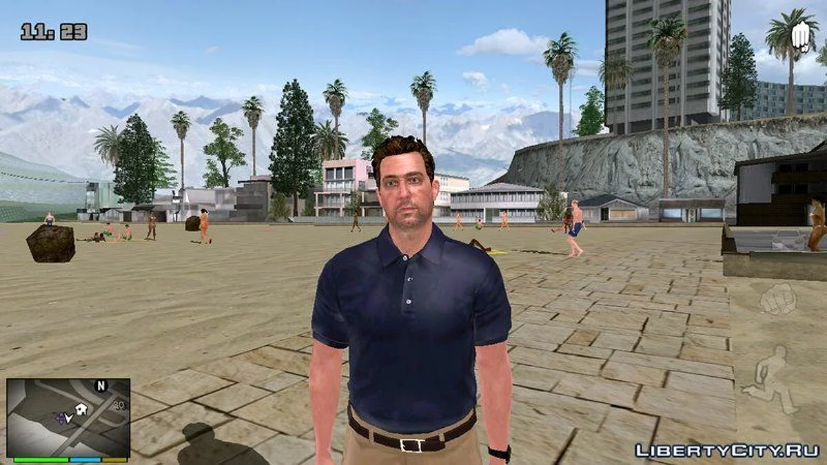 Skin Karakter Utama GTA 5 untuk GTA San Andreas (iOS, Android) / GTA San Andreas (iOS, Android)