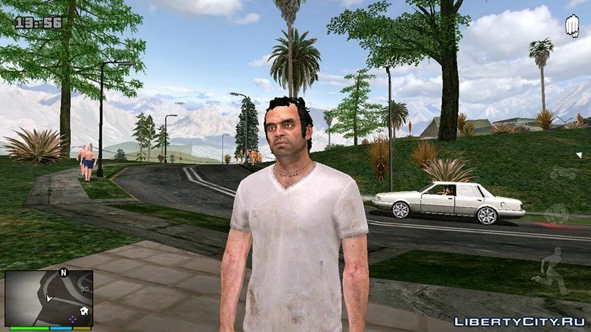 Skin Karakter Utama GTA 5 untuk GTA San Andreas (iOS, Android) / GTA San Andreas (iOS, Android)