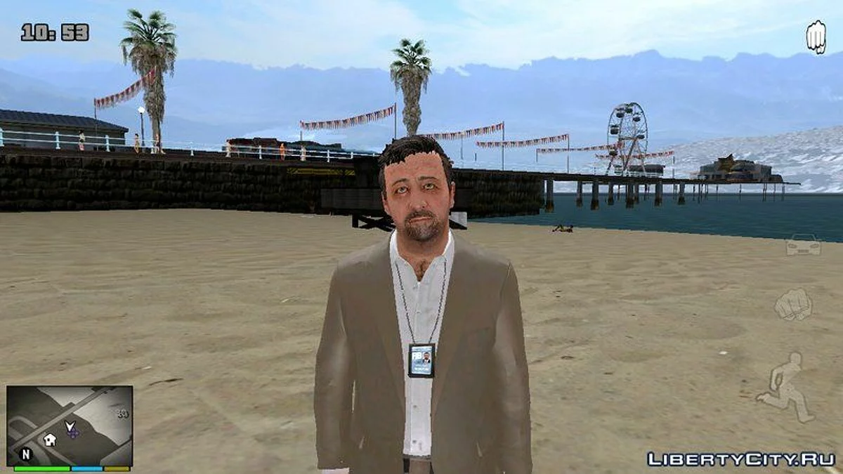 Skin Karakter Utama GTA 5 untuk GTA San Andreas (iOS, Android) / GTA San Andreas (iOS, Android)
