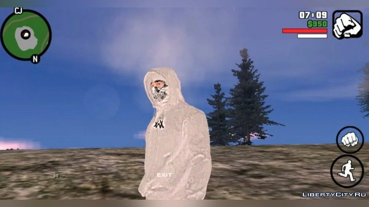 Alan Walker em branco / GTA San Andreas (iOS, Android)