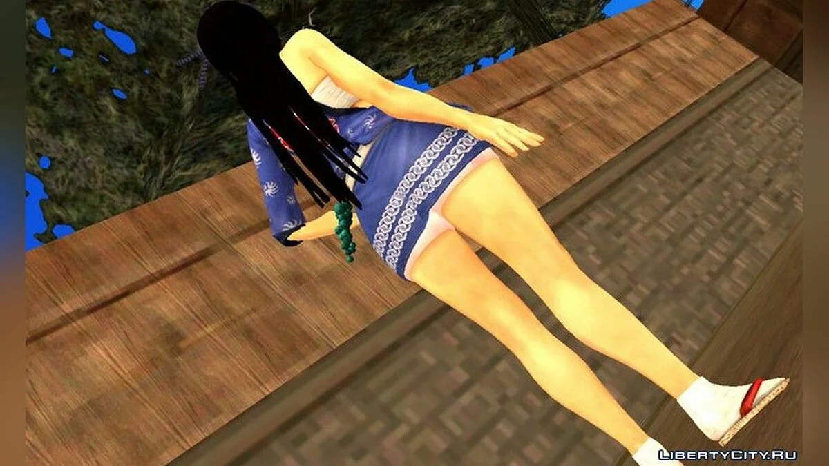 Hot Kokoro in Blue Dress / GTA San Andreas (iOS, Android)