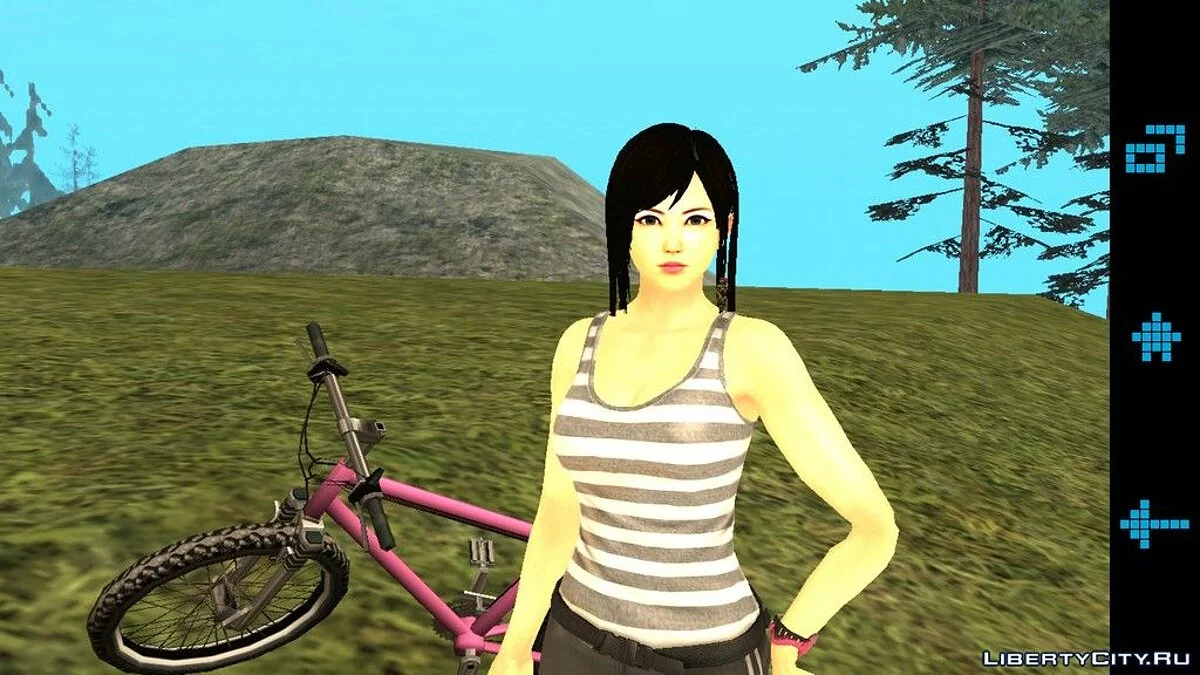 Kokoro from "Dead or Alive 5" / GTA San Andreas (iOS, Android)