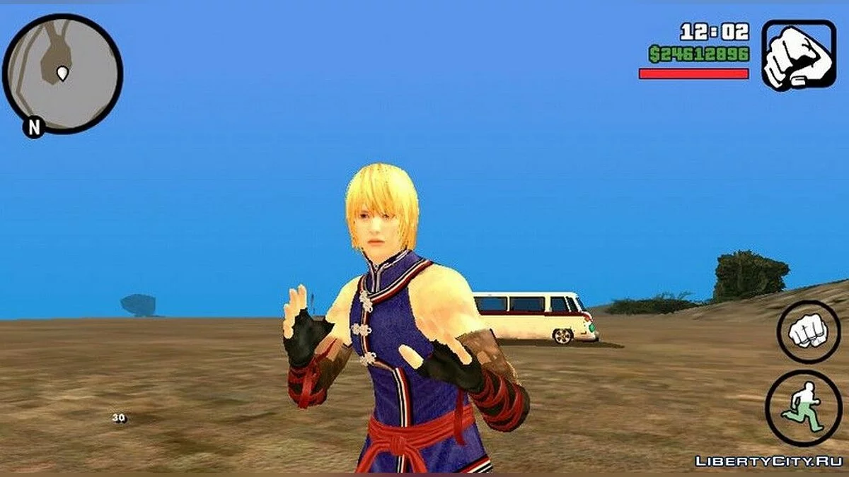 Eliot from Dead Or Alive 5 / GTA San Andreas (iOS, Android)
